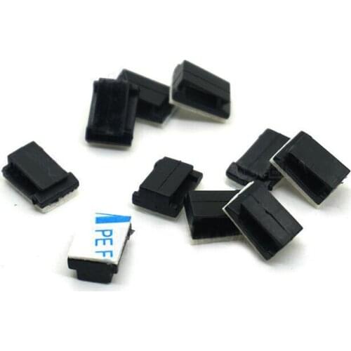 30PCS RC Car/Boat/Airplane Model Wiring Buckle With Double-sided Adhesive Wire Storage Clips Cable Line Organizer