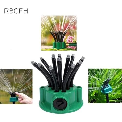 RBCFHl 1PC Garden Irrigate 360-Degree Garden Automatic Multi-head Sprinkler Gardening Tools Sprinkler Sprinkling Flowers