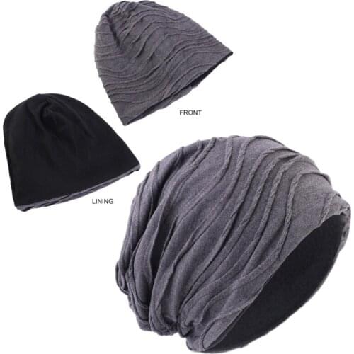 Bonnets Double Layer Winter Unisex Outdoor Head Wear Stripes Thick Caps Men Skiing Cycing Hiking Women Sports Hats Wraps Warmer
