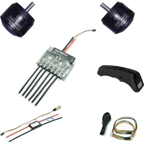 10% OFF Electric Skateboard Brushless DC Motor with Dual ESC based on VESC6 H6355 160KV 1620W Flipsky DIY KIT