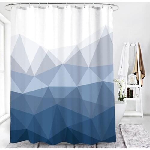 Waterproof Shower Curtain Thicken Mildew Proof PEVA Bath Curtain With Hook Dust-Proof Bathing Partition Bathroom Accessories
