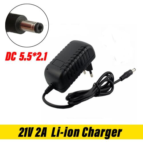21V 2A Lithium Battery Charger Electric Screwdriver 18V 5 Series 18650 Lithium Battery Charger