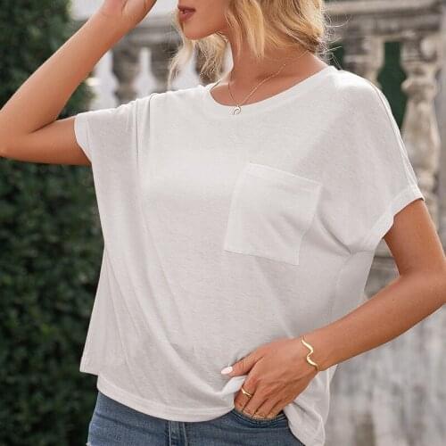 2021 Summer T Shirt Women Basic Soft Free Loose T Shirt Short Sleeve O Neck Tees Ladies Casual Tee Shirt Street Fashion Wear Top