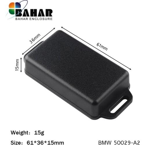 100 PCS/lot wall-mounted abs plastic enclosure for electronic small project DIY junction outlet box 61*36*15mm