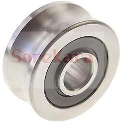 12*39.9*18mm U Groove width 11.5mm Guide Pulley Sheave Sealed Rail Bearing 5201