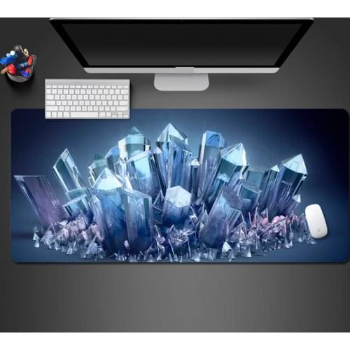 Abstract Blue Mouse Pad High Quality Rubber Mousepad Computer Game Players Big Play Pad Home Computer Keyboard Desk Mat