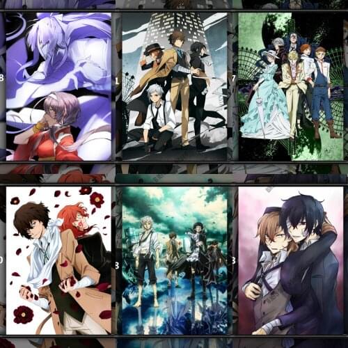 5D DIY Diamond Painting Anime Bungou Stray Dogs Diamond Embroidery Full Round Mosaic Cross Stitch Kits Christmas Home Decor