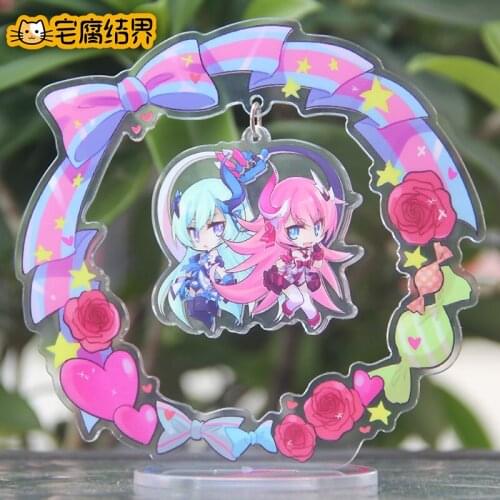 Anime Honkai Impact 3 Rosaria Acrylic Stand Figure Model Plate Double Sided Desk Decor Cartoon Ornaments Xmas Birthday Gifts
