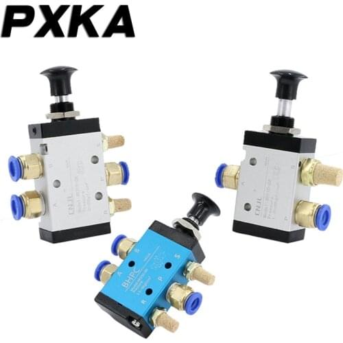 Free shipping Manual valve mechanical valve 3R210/4R210/3R310/4R310/4R410 pneumatic switch two-position three-way valve