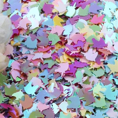 10g 5*8mm Unicorn Loose Sequin Craft Paillette Glitter Sequins Sewing Party Decor DIY Accessory Lentejuelas Para Coser