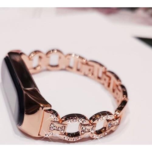 Forxiaomi bracelet 5 wristband stainless steel bracelet strap smart sports watch 5 generations replacement bbelt metal buckle