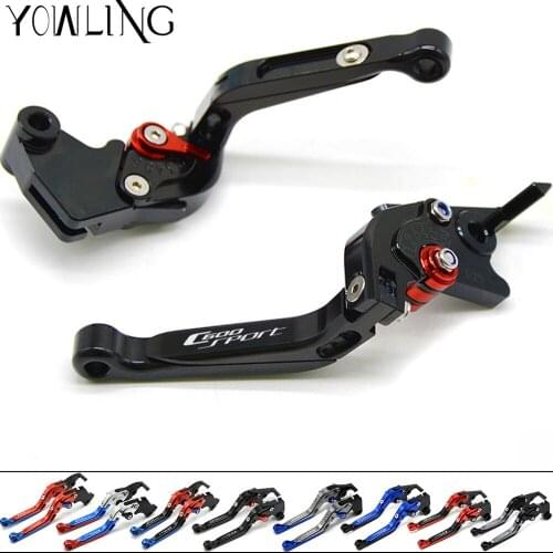 CNC Motorcycle Clutch Brake Lever Foldable Extendable Adjustable Aluminum Levers For BMW C650Sport C650 Sport 2015 2016 2017