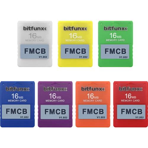 FMCB McBoot Free MC Boot v1.953 Card Game Memory Card for Playstation 2 Memory Card Game Consolas Accessories