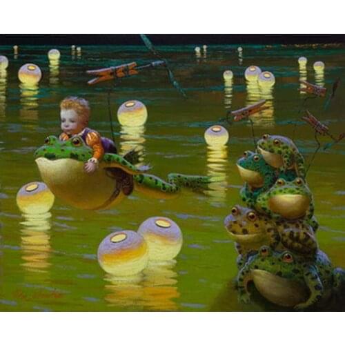 Modern Art Victor Nizovtsev Canvas Prints oil painting Kids Room Christmas Decorations Wall Picture best Christmas gift vk27