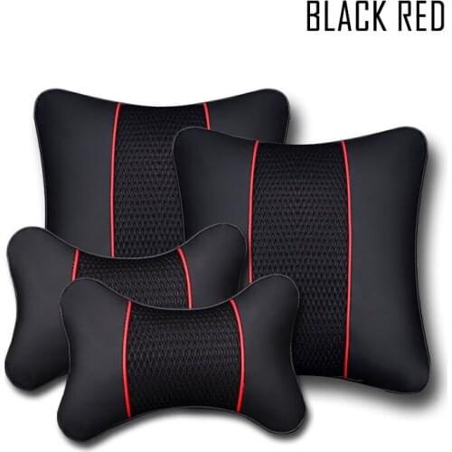 3D activated carbon mesh headrest summer neck guard headrest pillow four-piece set