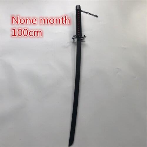 Cosplay Bleach Kurosaki ichigo sword Prop none Moon Sword Role cosplay Bleach Wood Sword Weapon 100cm