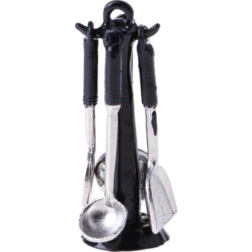 1/12 Scale Dollhouse Miniature Kitchen Accessories Cooking Utensils Tools 4 Pieces Set