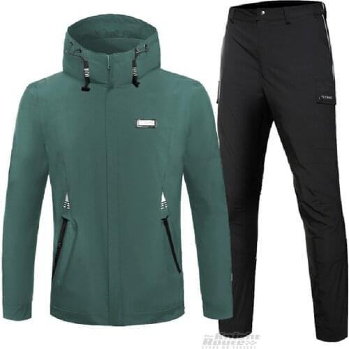 Motorcycle Jacket Men Summer Riding Motorbike Suit Moto Jacket & Pants Biker Motorbike Protective Gear Outwear Armor Clothing S