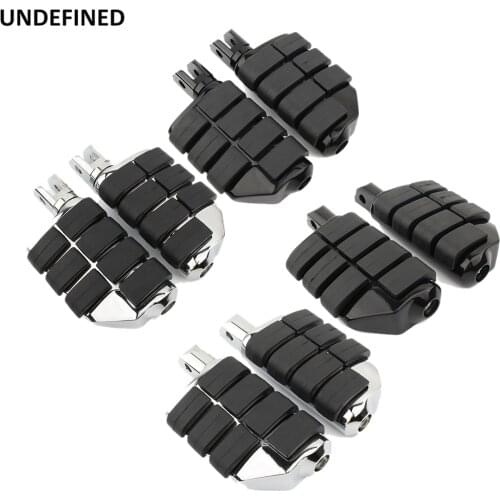 Motorcycle Foot Pegs Wide Footrests Pedals Black For Harley Softail 2018-2020 Street Bob Breakout Fat Bob Sport Glide FLSB FLXR