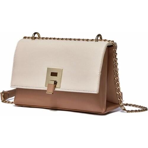 New Korean style MESSENGER BAG PERSONALIZED versatile womens bag fashion single shoulder bag simple Pu small square bag