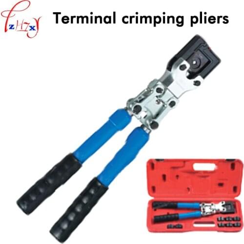 1PC Handle Telescopic Terminal Crimping Pliers FS35K Manual Operation Large Open Crimp Terminal Pincers Tools
