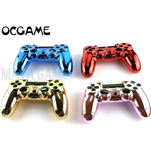 OCGAME New chrome wireless controller shells for PS4 handle shells for PS4 without buttons
