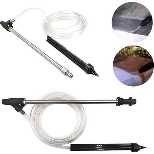 Portable Sand Blaster Wet Blasting Washer Sandblasting Device Kit High Pressure Spray Gun With Water Pipe 275cm Clean Tools