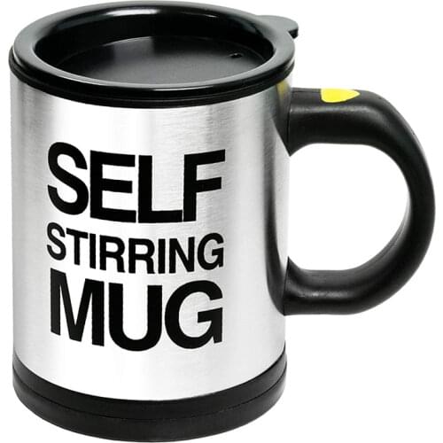Self Stirring Coffee Mug Cup Electric Stainless Steel Automatic Self Mixing & Spinning Home Travel Mixer Milk Whisk Machine