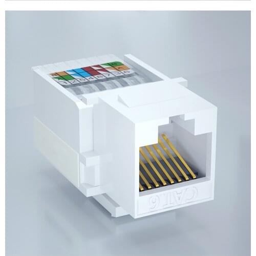 CAT5E CAT6 Network Module CAT5E CAT6 UTP network module RJ45 connector Information socket Computer Outlet cable adapter Keystone