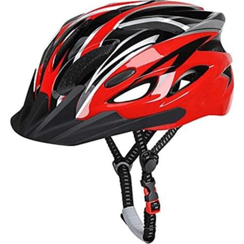 Adult Bike Helmet Unisex Adjustable Size Dial Bicycle Helmet With Detachable Visor Ultralight Road Mountain Cycling Safe Helmet