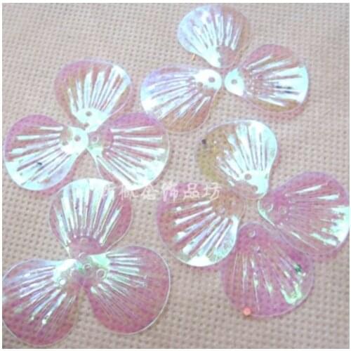 Sewing supplies 20MM shell beads, garment accessories, shoes and other DIY accessories PVC transparent sequins