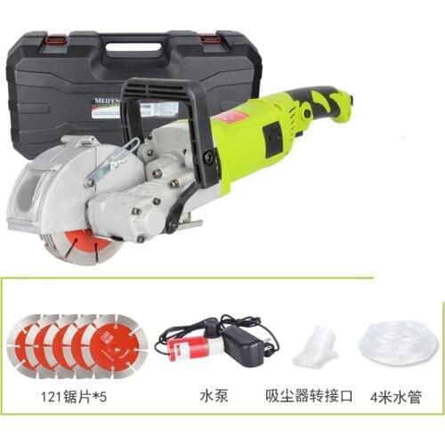 Strobe cutters on concrete wall chaser machine one-time cutting machine high-power dust-free hydropower project installation wal
