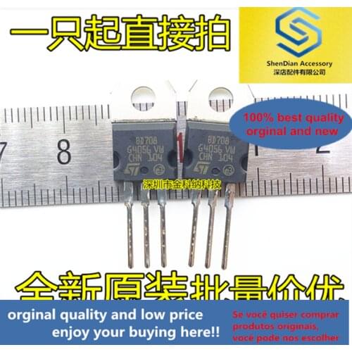 10pcs only orginal new BD708 PNP channel 60V12A field effect tube in-line transistor