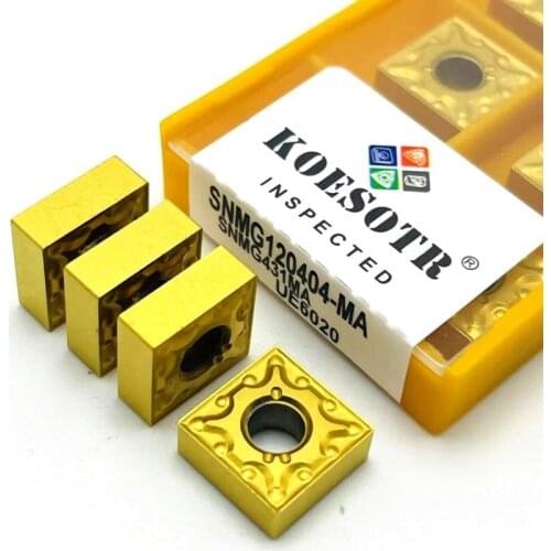 10PCS SNMG120404 MA UE6020 external planing machine turning tool metal turning tool CNC lathe tools cutting tool SNMG 120404