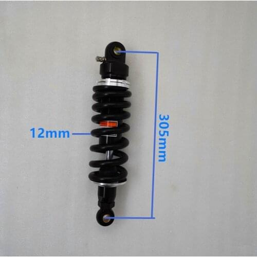 12mm Spring 300mm 305mm 315mm 325mm 350mm Motorcycle Rear Shock Absorbers for Honda Yamaha Suzuki Kawasaki Dirt Gokart ATV