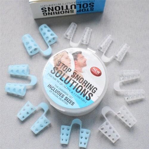 4/8pcs Relieve Snoring Nose Clip Snore Stopping Breathing Apparatus Guard Sleeping Aid Mini Snoring Device Anti Snore Devices