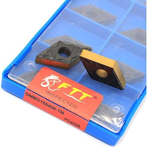 10pcs turning insert DNMG150408 TM PC4225 carbide inserts turning tool metal lathe tools External turning tool Steel processing