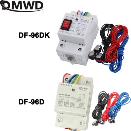 DF-96D DF96D automatic water level controller Pump Controller Cistern Automatic Liquid Switch 220V Din Rail water level control