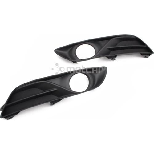 Car Black ABS Plastic Front Bumper Fog Light Lamp Cover Holder Grille Hole For NISSAN SENTRA 2013 2014 2015