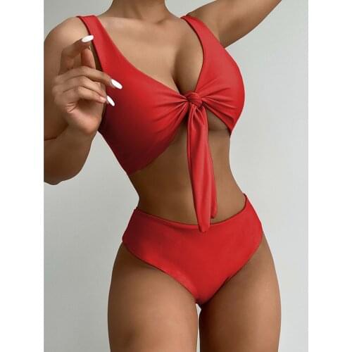 High Waist Bikini 2021 Woman Swimsuit Female Swimwear Sexy Bowknot Brazilian Bikinis Set Women Bathing Suit Summer Beach Wear