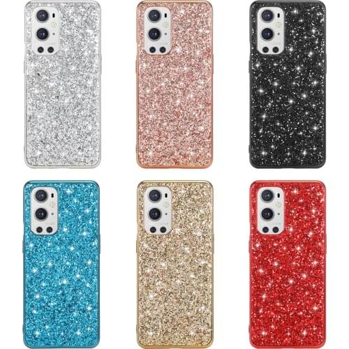 For OnePlus 9 8 Pro 8t Case Luxury Hard PC Shining Glitter Slim Protective Back Cover case for One Plus Nord N10 N100 Oneplus9
