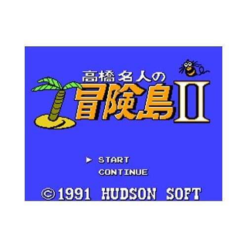 Takahashi Meijin No Boukenjima 2 Region Free 60 Pin 8Bit Game Card For Subor Game Players