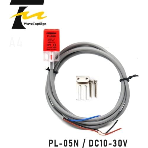 WaveTopSign Inductive Proximity Sensor Switches PL-05N 5mm NPN out DC10-30V Normal Open NEW for Laser Cutting Machine