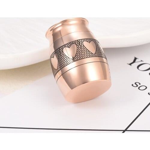 Mini Urn for Ashes Keepsake Stainless Steel Pet/Human Funeral Urn Keepsake Cremation Casket Urn