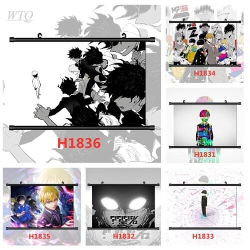 Mob Psycho 100 Kageyama Shigeo Arataka Reigen Poster Anime Posters Canvas Painting Wall Art Picture Wall Decor Poster Home Decor