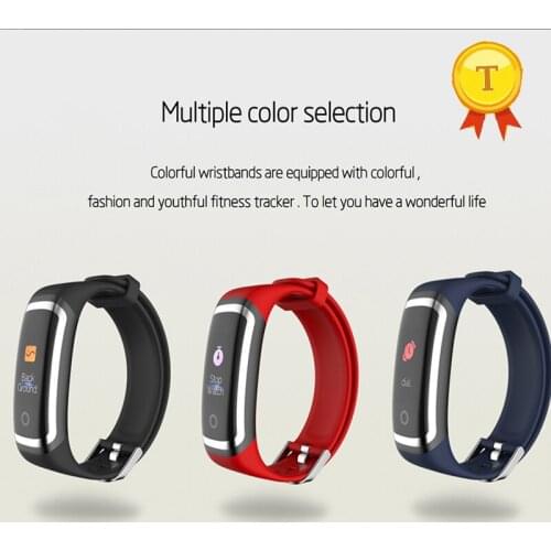 Newest 2018 Smartband wristband heart rate blood pressure monitoring Bluetooth 4.0 IP67 waterproof smart Bracelet smart band