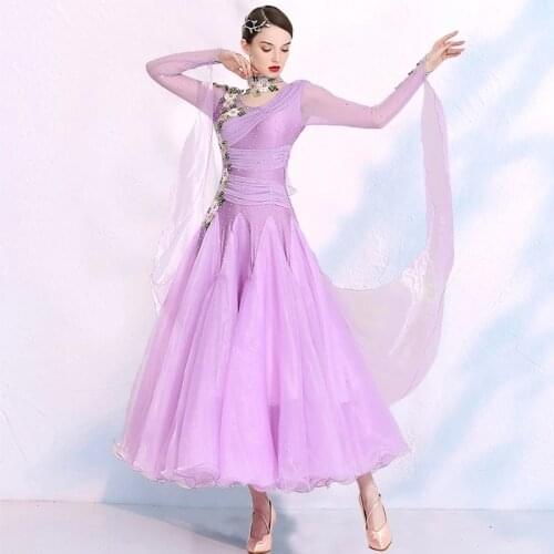 New ballroom waltz modern dance dress ballroom dance competition dresses standard ballroom dancing clothes tango dress