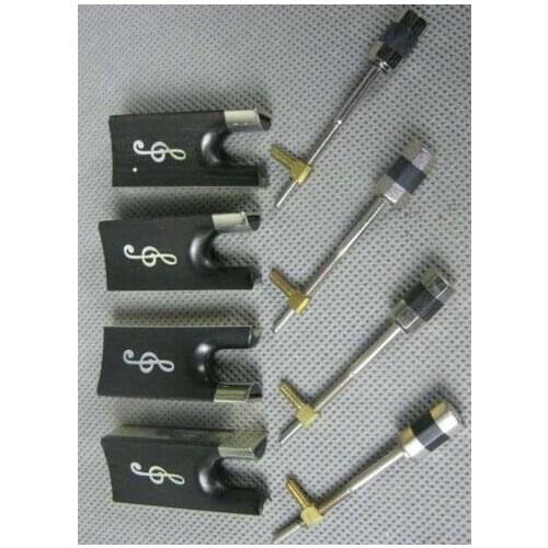 New ebony violin bow frogs,lnlay Musical Notes, 4pcs ebony 4/4 violin bow frogs