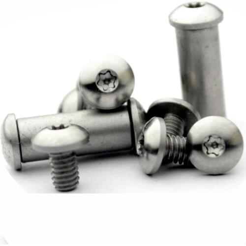 T6 Diy Knife material Making knife Handle screw Fcross Tactical knife locking screw Plum head Straight folding knife