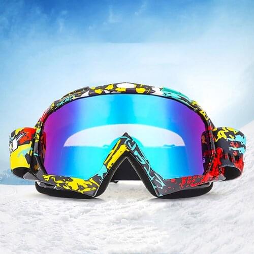 Glasses Ski Goggles Anti-fog Big Ski Mask Glasses Protection Snowboard Eyewear Snow Snowmobile Man Skiing Outdoor Sport Glasses